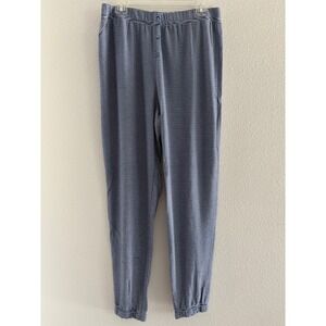 Savage x Fenty Women's Size XL‎ Navy White Strip Jogger Lounge Pajama Pants Soft